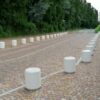 Betonnen afzetpaal Cilindro 2 betonnen cilindrische design afzetpalen diameter 450mm
